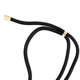 iPhone SE 2022, iPhone SE 2020, iPhone 8 en iPhone 7 Telefoonhoes met zwart koord - Transparant