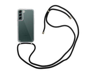 Høyde - Samsung Galaxy S22 - Telefoonhoes met koord - Transparant