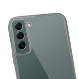 Samsung Galaxy S22 Plus Telefoonhoes met zwart koord - Transparant