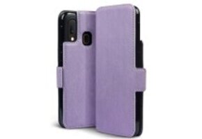 Qubits - slim wallet hoes - Samsung Galaxy A20e - Paars