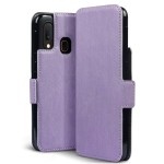 Slim wallet Paars hoes voor de Samsung Galaxy A20e