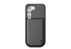 Lunso - Samsung Galaxy S23 case - Powerbank hoesje - 5000 mAh - Zwart