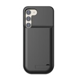 Samsung Galaxy S23 Plus Powerbank hoesje 6000 mAh hoes - Zwart