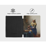 Kobo Aura Edition 1 hoes (6 inch) Vegan Saffiano leren sleep cover - Vermeer Melkmeisje