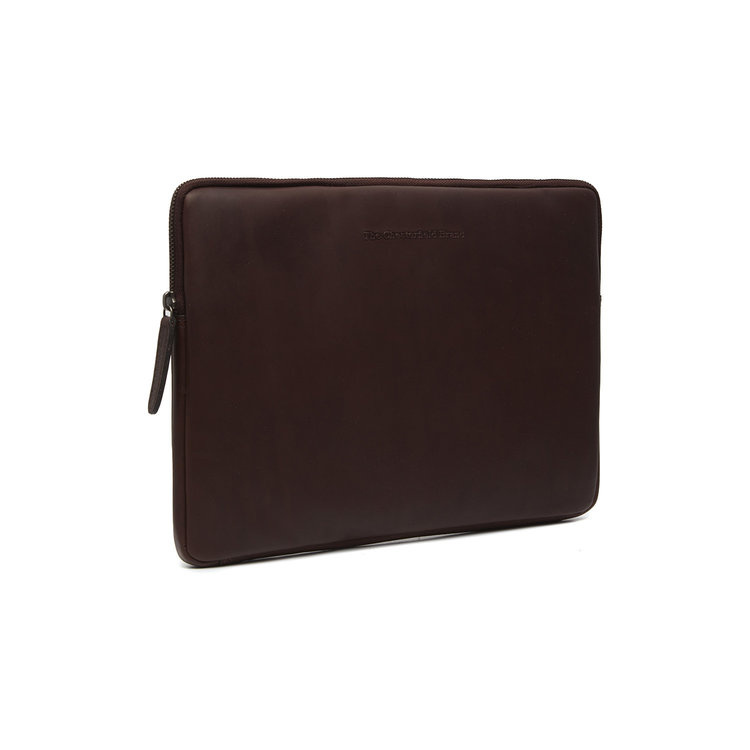 Clinton lederen laptop hoes voor 14 inch laptops - Bruin