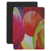 Kobo Aura H20 Edition 1 hoes (6.8 inch) Vegan Saffiano leren sleep cover - Tulpen