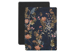 Lunso - Kobo Aura H20 Edition 1 hoes (6.8 inch) - Vegan Saffiano Leren sleep cover - Urban Park