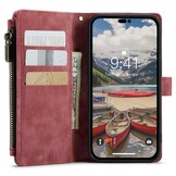 iPhone 14 Pro Max  Portemonnee hoes - Rood
