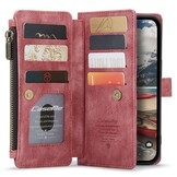 iPhone 14 Pro Max  Portemonnee hoes - Rood