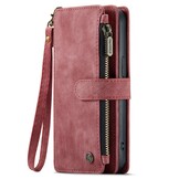 iPhone 14 Pro Max  Portemonnee hoes - Rood