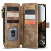 iPhone 14 Pro Max  Portemonnee hoes - Bruin