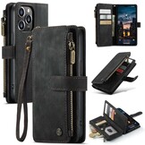 iPhone 14 Pro Max  Portemonnee hoes - Zwart