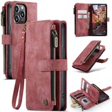 iPhone 14 Pro  Portemonnee hoes - Rood