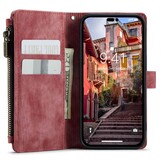 iPhone 14 Pro  Portemonnee hoes - Rood
