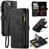 iPhone 14 Plus  Portemonnee hoes - Zwart