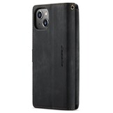 iPhone 14 Plus  Portemonnee hoes - Zwart