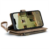 iPhone 14 Plus Portemonnee hoes - Bruin