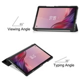 Lenovo Tab M9 (9 inch) Tri-Fold Bookcase hoes - Zwart