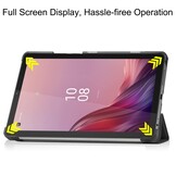 Lenovo Tab M9 (9 inch) Tri-Fold Bookcase hoes - Zwart