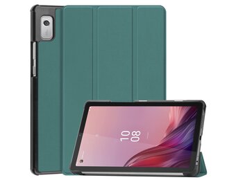 Lunso - Lenovo Tab M9 (9 inch) - Tri-Fold Bookcase hoes - Groen