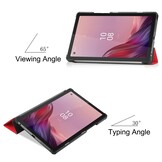 Lenovo Tab M9 (9 inch) Tri-Fold Bookcase hoes - Rood