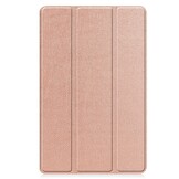 Lenovo Tab M9 (9 inch) Tri-Fold Bookcase hoes - Rose Goud