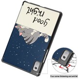 Lenovo Tab M9 (9 inch) Tri-Fold Bookcase hoes - Lazy Cat