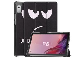 Lunso - Lenovo Tab M9 (9 inch) - Tri-Fold Bookcase hoes - Don't Touch