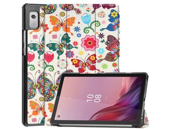 Lunso - Lenovo Tab M9 (9 inch) - Tri-Fold Bookcase hoes - Vlinders