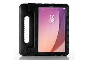 Lunso - Lenovo Tab M9 (9 inch) - EVA Schokbestendige Kinderhoes met handvat - Zwart