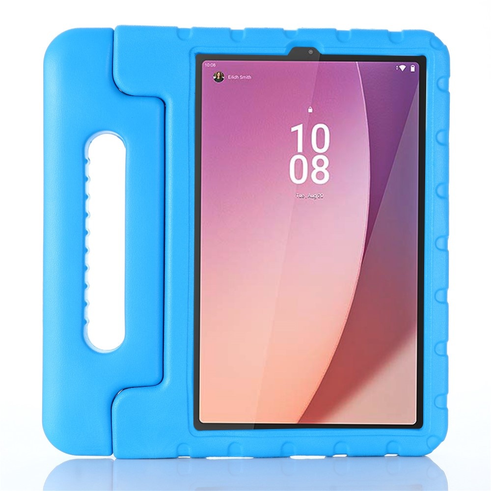 Lenovo Tab M9 (9 inch) EVA Schokbestendige Kinderhoes met handvat - Lichtblauw