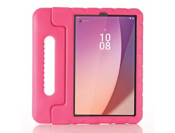 Lunso - Lenovo Tab M9 (9 inch) - EVA Schokbestendige Kinderhoes met handvat - Roze
