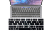 Lunso MacBook Pro (2016-2020) Keyboard Cover met Touchbar (US) QWERTY indeling - Zwart
