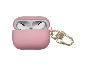 Høyde - AirPods Pro 1 - Softcase hoesje - Lichtroze