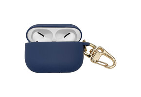 Høyde - AirPods Pro 1 - Softcase hoesje - Donkerblauw