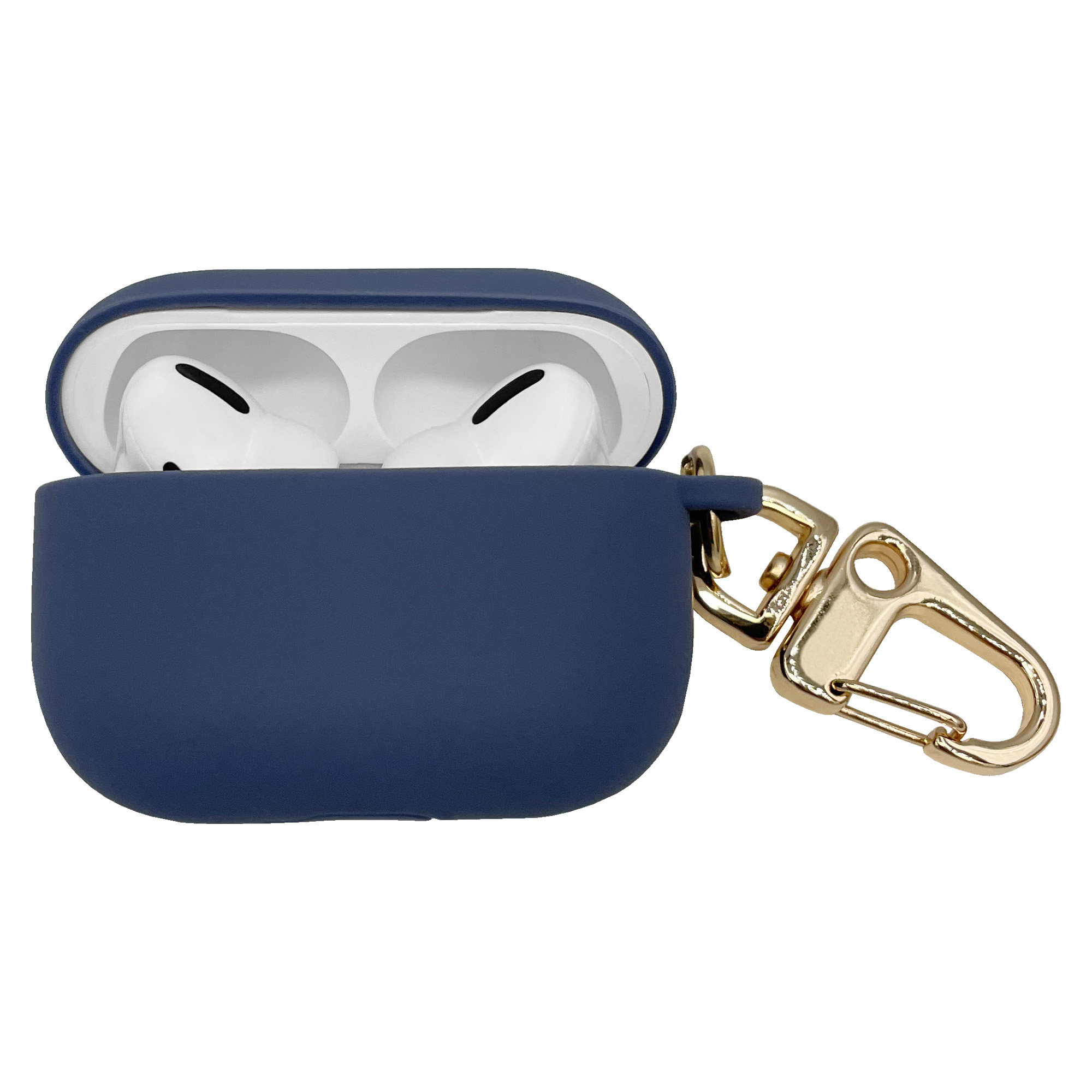 Høyde - AirPods Pro 1 - Softcase hoesje - Donkerblauw