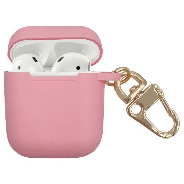 AirPods 1 en AirPods 2 softcase hoesje - Lichtroze