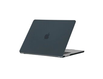 Lunso MacBook Air 15 inch (2023-2025) cover hoes - case - Mat Zwart