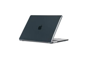 Lunso MacBook Air 15 inch (2023-2025) cover hoes - case - Glanzend Zwart