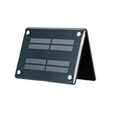 MacBook Air 15 inch (2023-2025) cover hoes case - Glanzend Zwart