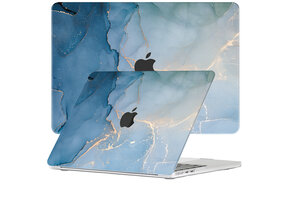 Lunso MacBook Air 15 inch (2023-2026) cover hoes - case - Aciano Azul