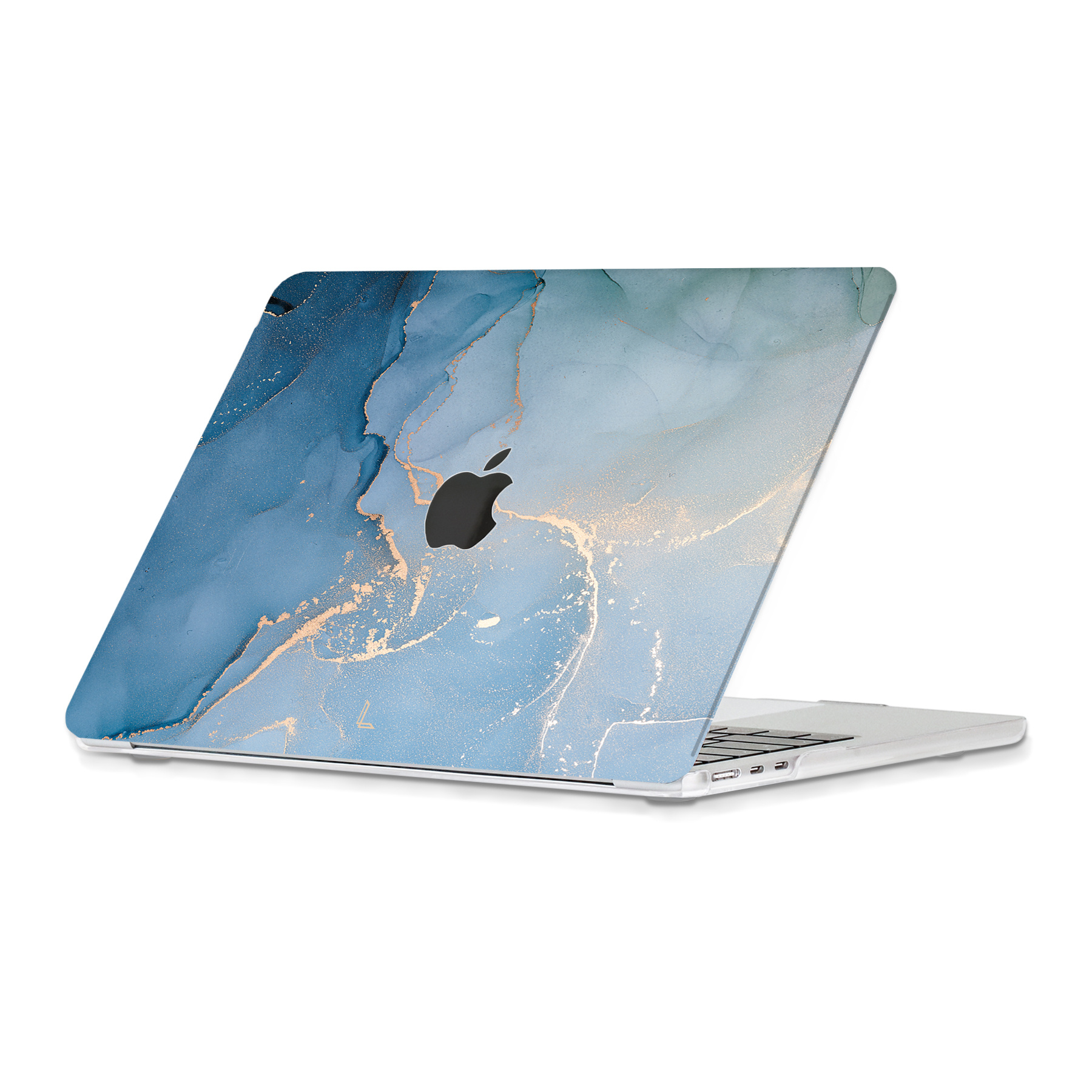 Lunso MacBook Air 15 inch (2023-2026) cover hoes - case - Aciano Azul