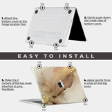 MacBook Air 15 inch (2023-2025) cover hoes case - Sweet Caramel