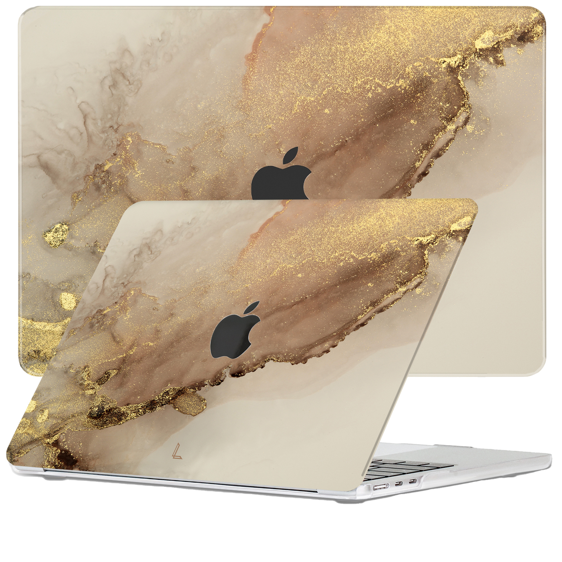 Lunso - MacBook Air 15 inch (2023) - cover hoes - Sweet Caramel