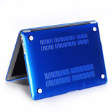 MacBook Air 13 inch (2010-2017) cover hoes - Glanzend Donkerblauw