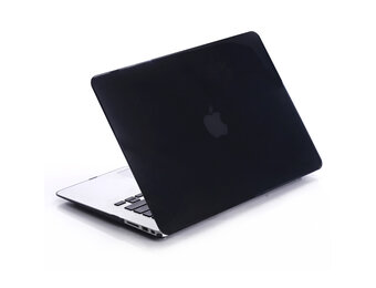 Lunso MacBook Air 13 inch (2010-2017) cover hoes - case - Glanzend Zwart