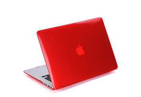 Lunso MacBook Air 13 inch (2010-2017) cover hoes - case - Glanzend Rood