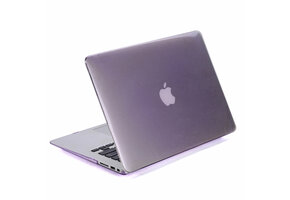 Lunso MacBook Air 13 inch (2010-2017) cover hoes - case - Glanzend Paars