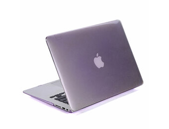 Lunso MacBook Air 13 inch (2010-2017) cover hoes - case - Glanzend Paars