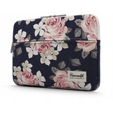 Laptop Sleeve voor 15 / 16 inch laptops - Navy Rose